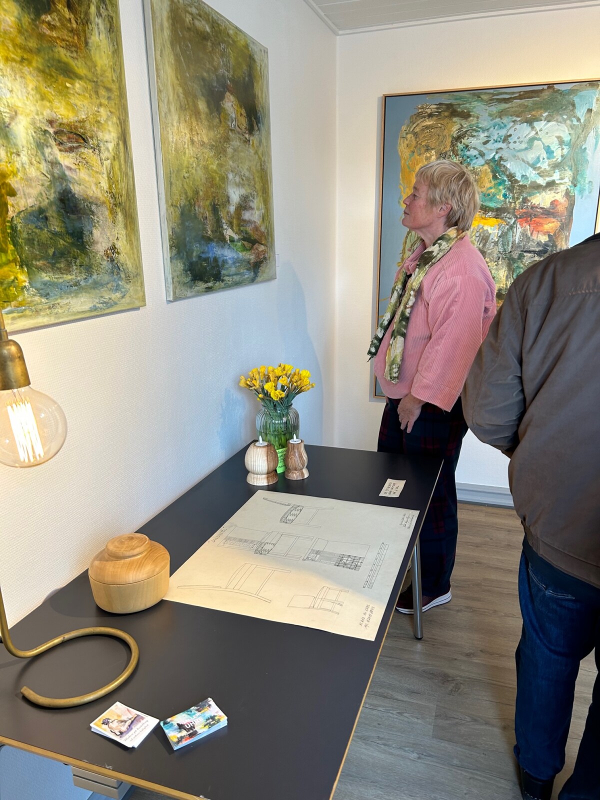 Stigsens arbejdsværelse ÅBNINGEN AF GALLERIET PÅ ANDEN ETAGE